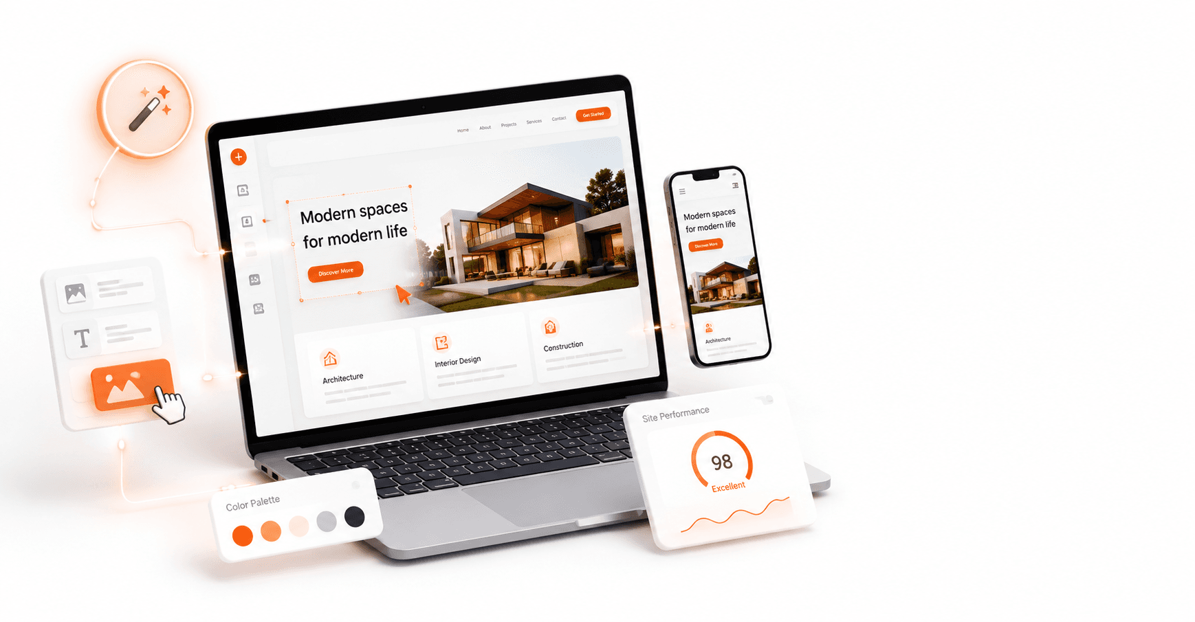 Launch polished sites, faster than before